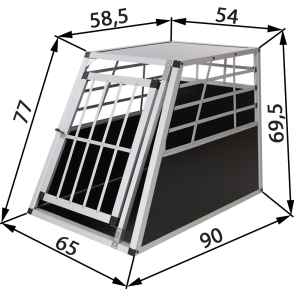 Hundebur Enkelt XL (Brugt)